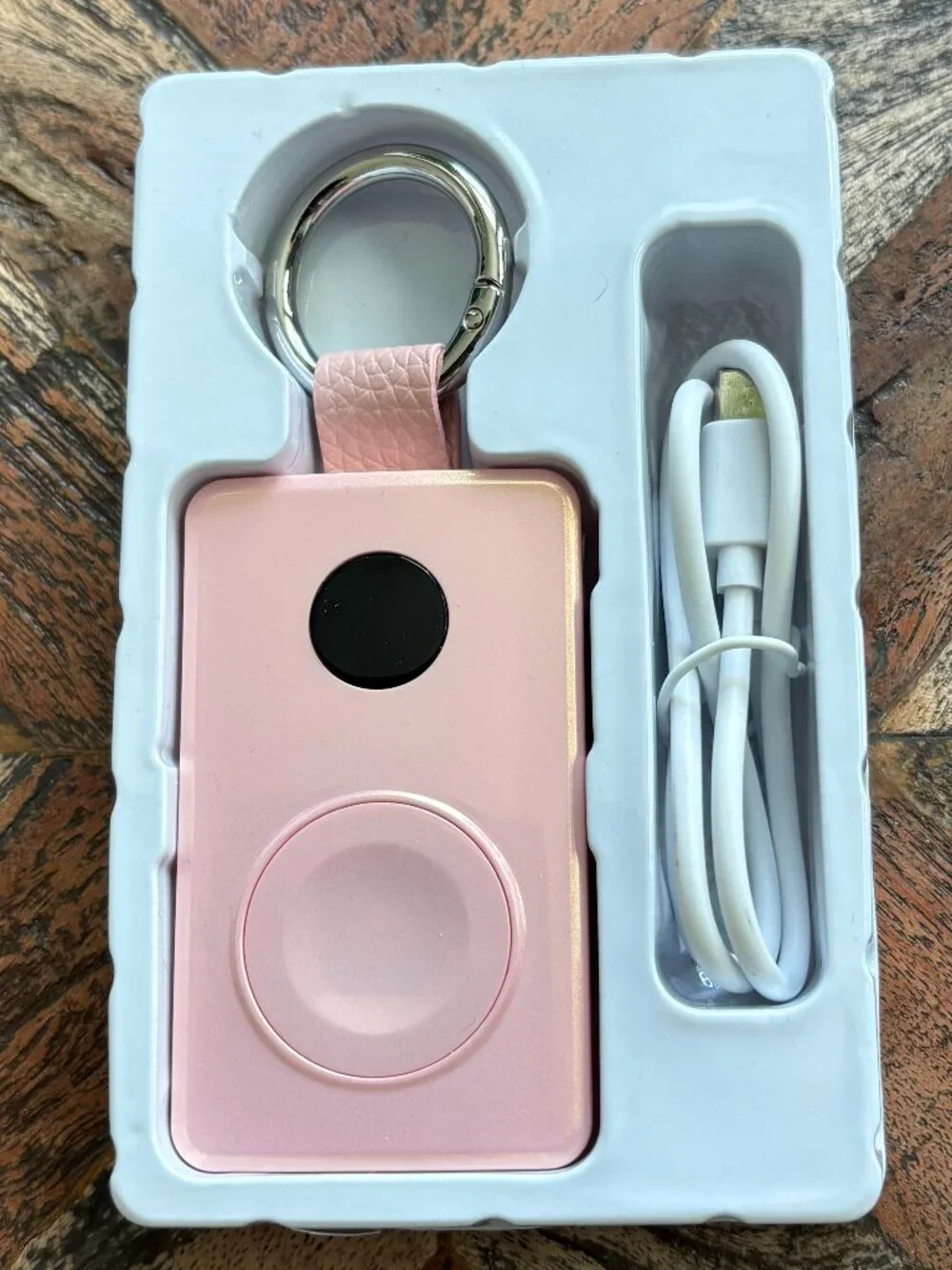 iVALUX Portable Wireless Charger for Apple Watch Travel Keychain Power Bank